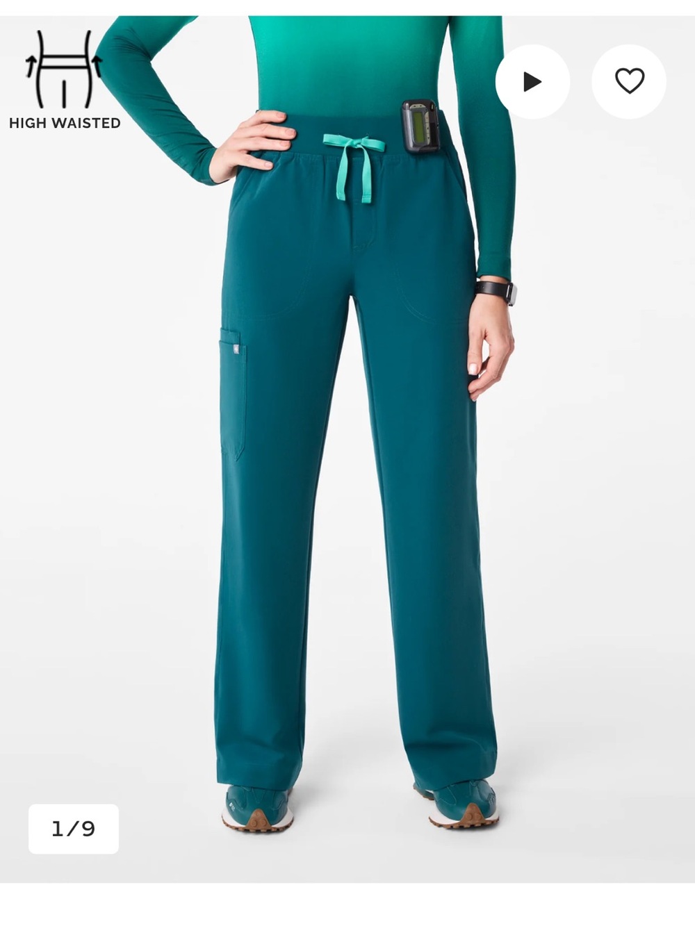 FIGS High Waisted Isabel Wide Leg Scrub
Pants XXL-P